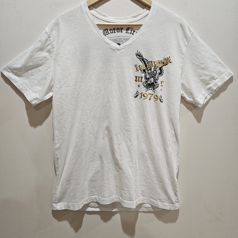 Motor City Legend White Graphic T-Shirt